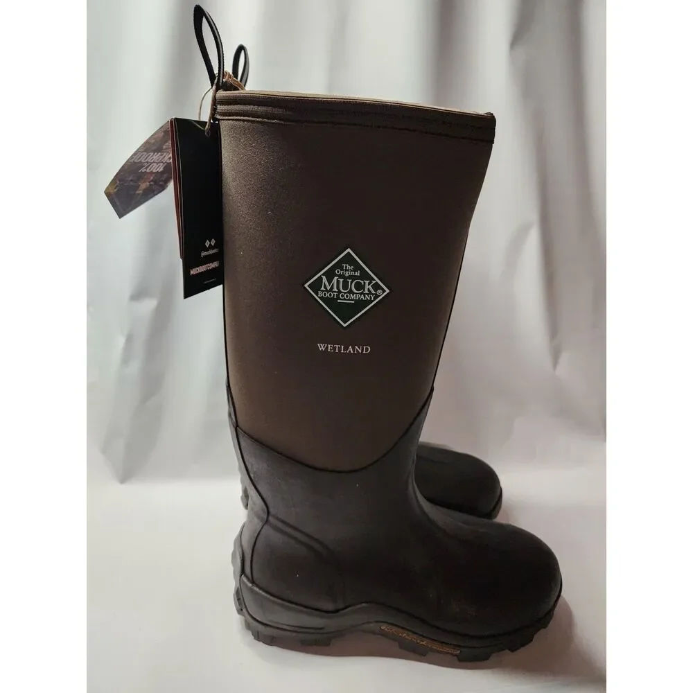 Muck Boot Company Wetland Men’s 10 Brown Waterproof Boots